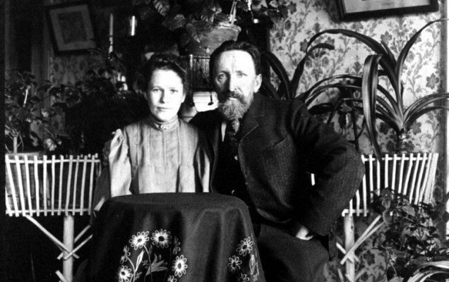 Анна и Петер Ганзены. Петроград, около 1915 г. Фото: ru.wikipedia.org