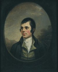 The best-known portrait of Burns, by Alexander Nasmyth, 1787 (detail)