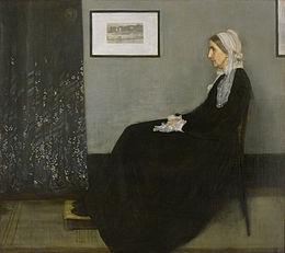 Аранжировка в сером и чёрном. Мать художника, 1871. Музей Орсе, Париж
