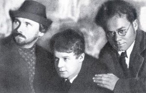 Н. Клюев, С. Есенин, Вс. Иванов