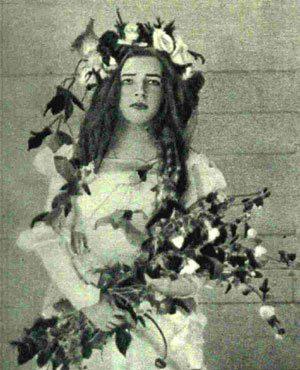 Любовь Дмитриевна Менделеева в роли Офелии, 1898 год