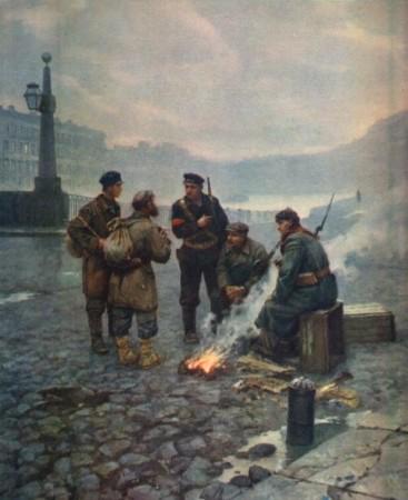 В. Серов. Как пройти в Смольный.