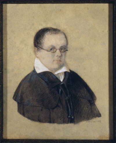 К. Шлезигер, портрет А. А. Дельвига, 1827