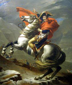 Наполеон на перевале Сен-Бернар. Давид (1803)