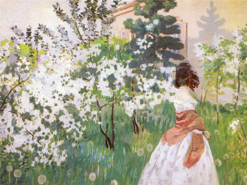Виктор Борисов-Мусатов Весна. 1898-1901 гг. / Wikimedia