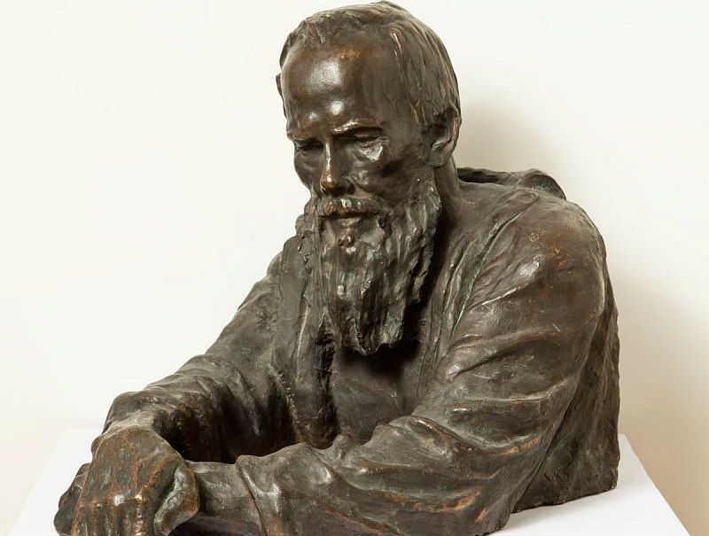 Сергей Коненков. Ф.М. Достоевский. 1933 Бронза. 55 x 52 x 75 / rusmuseum.ru