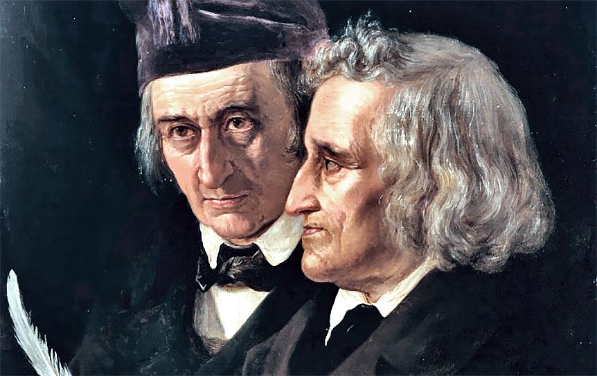 Братья Вильгельм (слева) и Якоб (справа) Гримм, портрет 1855 года работы Элизабет Йерихау / wikimedia.org