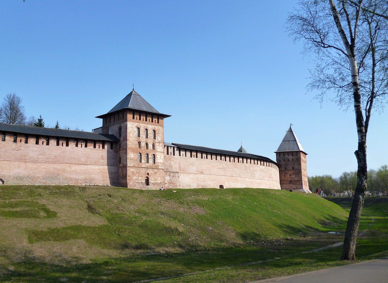 Кремлёвская стена Великий Новгород