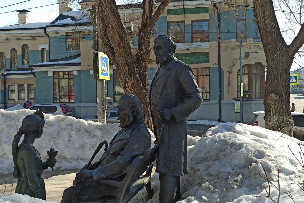 Сквер аксакова в самаре фото