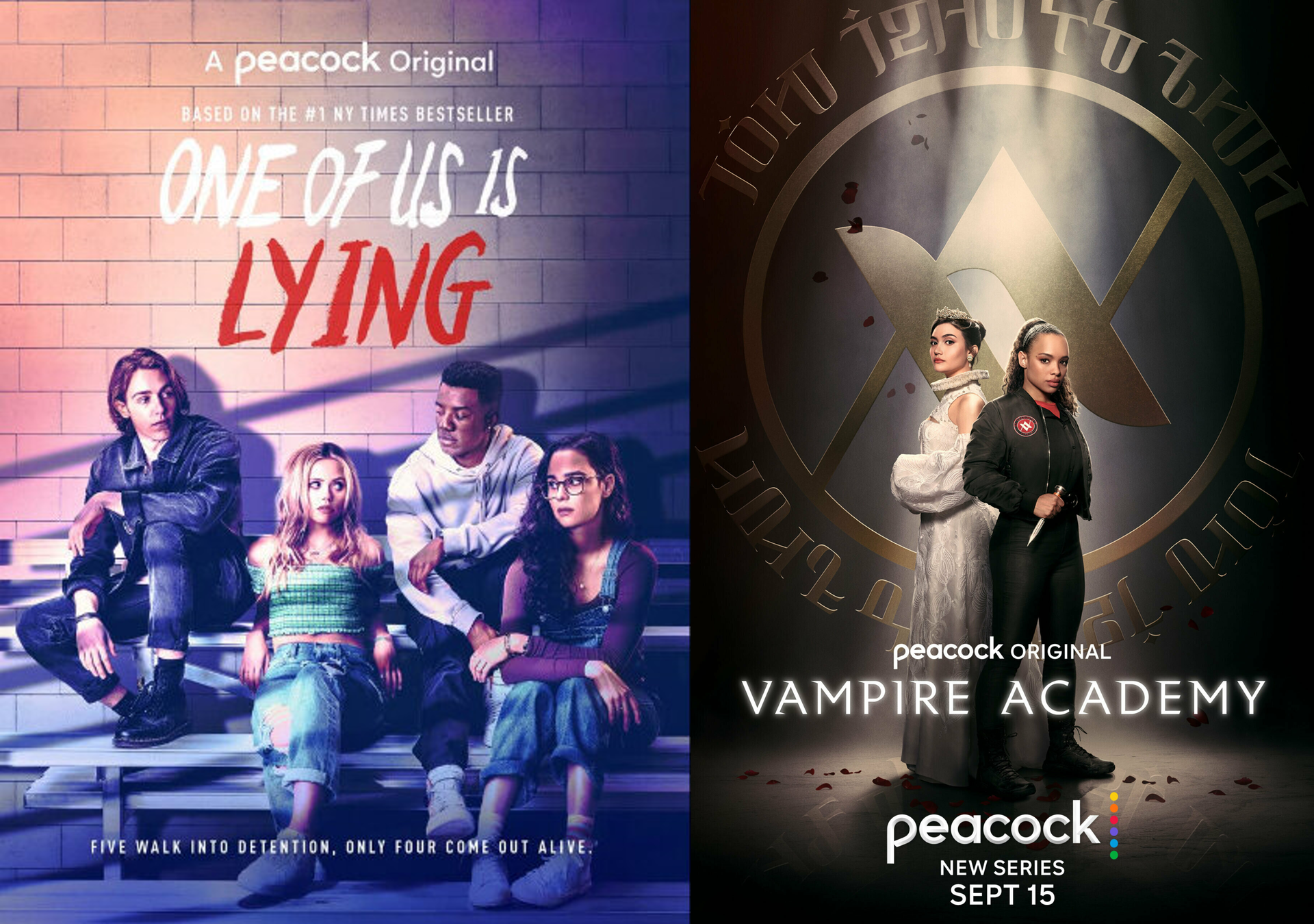 Постеры к сериалам «Один из нас лжёт» и «Академия вампиров» / kinopoisk.ru