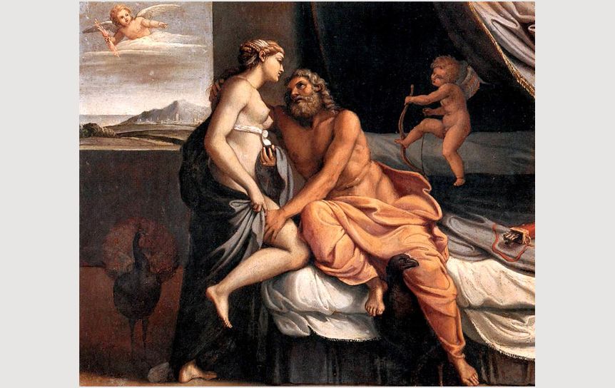 'Юпитер и Юнона' Карраччи, 1597 / www.wikiart.org