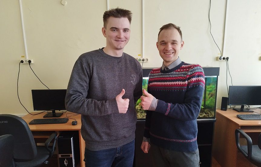 Соавторы комикса «Красная планета» Никита Горбунов (слева) и Антон Давыденко (справа). Фото: из личного архива