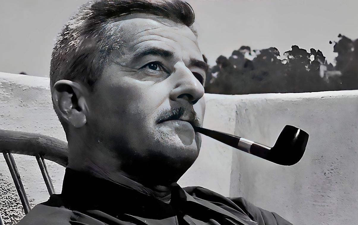 Уильям Фолкнер — американский писатель, прозаик, поэт, лауреат Нобелевской премии по литературе (1949), родился 25 сентября 1897 года  / скрин Youtube